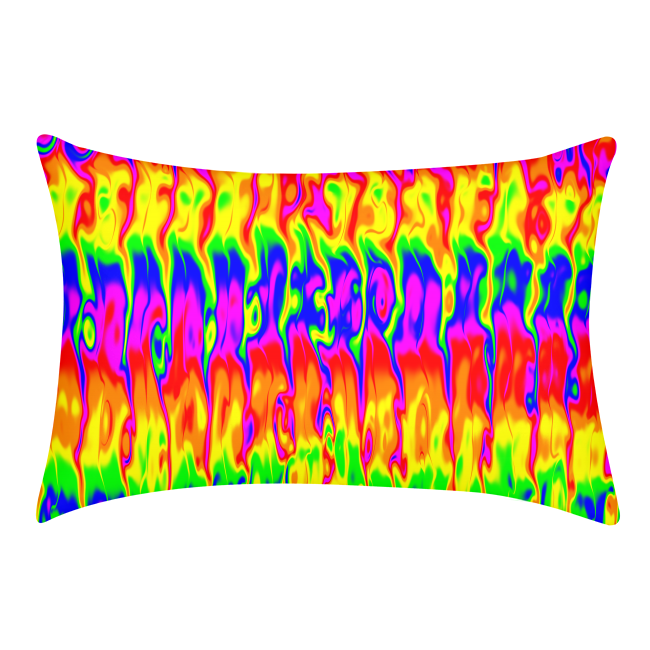 Shopping Goods Rainbow Tie Dye Pillow Case Queen Kin Custom
