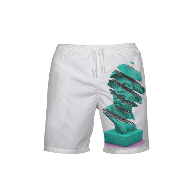 vaporwave swim trunks