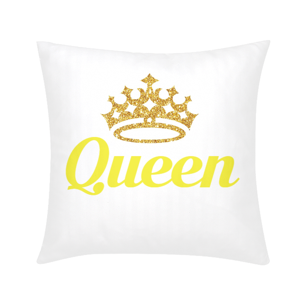 Shopping Goods White Royal Gold Throw Pillow Case 16 X16 Kin